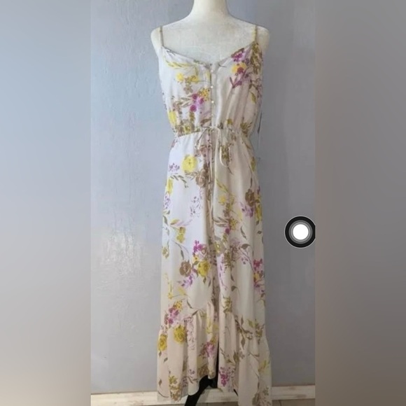 Nanette Lepore Oh So Pretty Hi-Lo Midi Floral Dress Size 2 - Picture 4 of 7